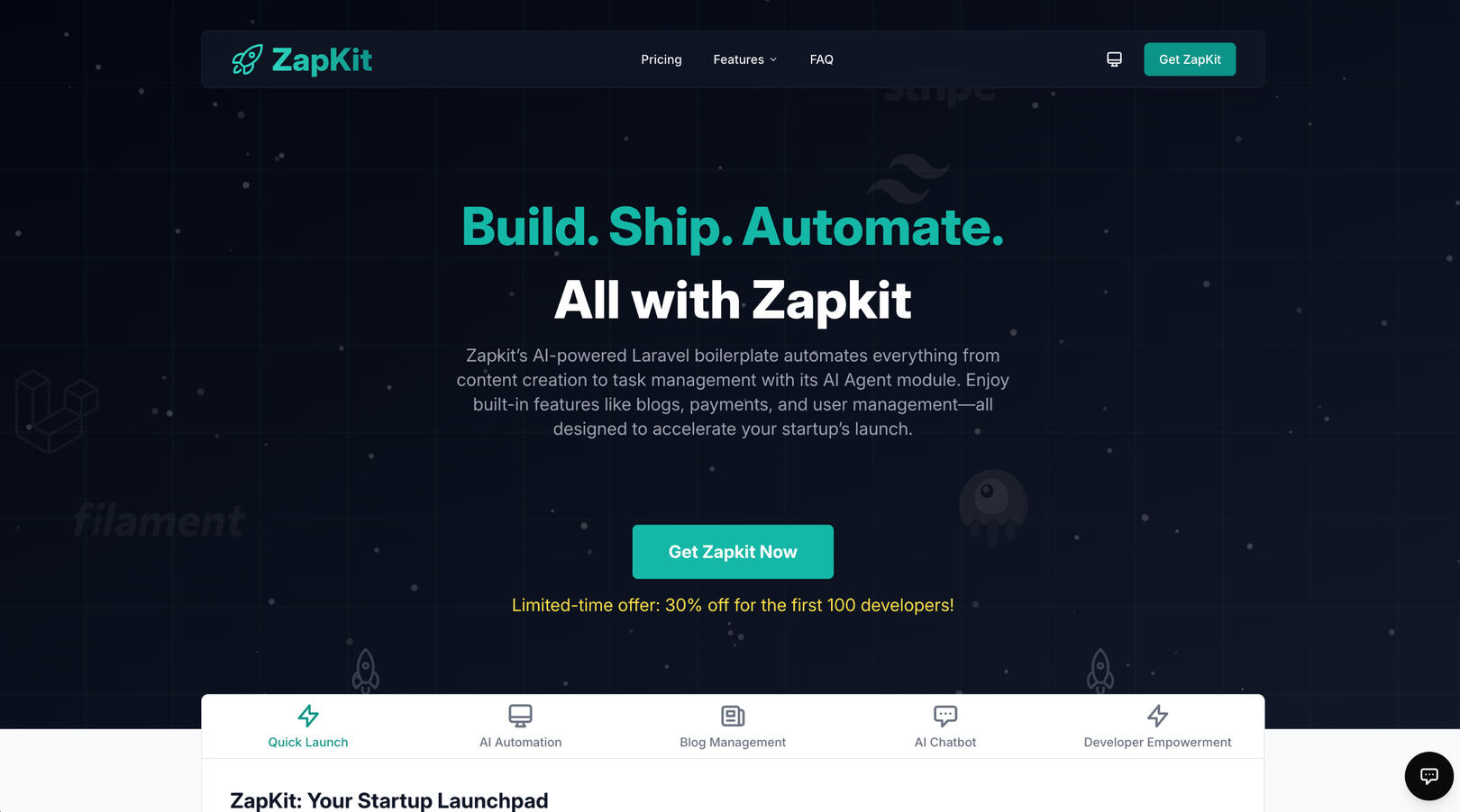 Laravel Zapkit Boilerplate Laravel Zapkit Boilerplate